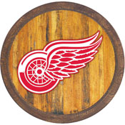 Detroit Red Wings: "Faux" Barrel Top Sign, NHDTRW-240-01