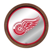 Detroit Red Wings: Barrel Top Mirrored Wall Sign, AGS-NHDTRW-245-01A