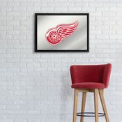 Detroit Red Wings: Framed Mirrored Wall Sign, AGS-NHDTRW-265-01A