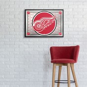 Detroit Red Wings: Team Spirit - Framed Mirrored Wall Sign, FNB-NHDTRW-265-02A