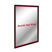 Detroit Red Wings: Logo - Framed Mirrored Wall Sign, AGS-NHDTRW-275-01A