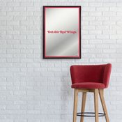 Detroit Red Wings: Logo - Framed Mirrored Wall Sign, AGS-NHDTRW-275-01A