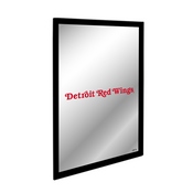 Detroit Red Wings: Logo - Framed Mirrored Wall Sign, AGS-NHDTRW-275-01A