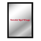 Detroit Red Wings: Logo - Framed Mirrored Wall Sign, AGS-NHDTRW-275-01A