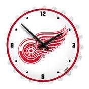 Detroit Red Wings: Bottle Cap Lighted Wall Clock, NHDTRW-545-01