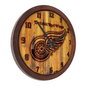 Detroit Red Wings: Branded "Faux" Barrel Top Wall Clock, NHDTRW-560-02