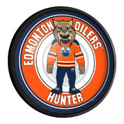 Edmonton Oilers: Hunter - Round Slimline Lighted Wall Sign, NHEDMO-130-02