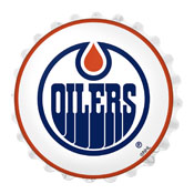 Edmonton Oilers: Bottle Cap Wall Light, NHEDMO-215-01
