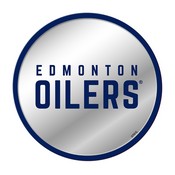 Edmonton Oilers: Secondary Logo - Modern Disc Mirrored Wall Sign