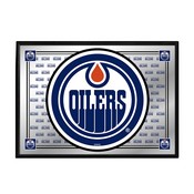 Edmonton Oilers: Team Spirit - Framed Mirrored Wall Sign
