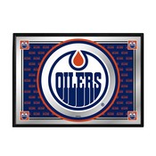 Edmonton Oilers: Team Spirit - Framed Mirrored Wall Sign, FNB-NHEDMO-265-02A