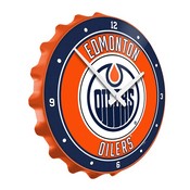 Edmonton Oilers: Bottle Cap Wall Clock, NHEDMO-540-01