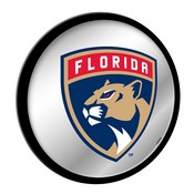 Florida Panthers: Modern Disc Mirrored Wall Sign, NHFLOR-235-01C