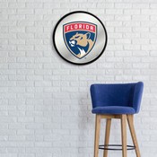 Florida Panthers: Modern Disc Mirrored Wall Sign, NHFLOR-235-01C