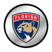 Florida Panthers: Modern Disc Mirrored Wall Sign, NHFLOR-235-01C