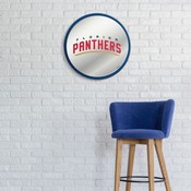 Florida Panthers: Secondary Logo - Modern Disc Mirrored Wall Sign, FNB-NHFLOR-235-02A