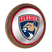 Florida Panthers: Barrel Top Mirrored Wall Sign, AGS-NHFLOR-245-01A