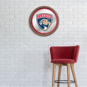 Florida Panthers: Barrel Top Mirrored Wall Sign, AGS-NHFLOR-245-01A