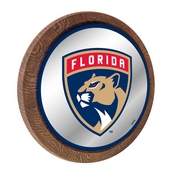 Florida Panthers: Barrel Top Mirrored Wall Sign, AGS-NHFLOR-245-01A