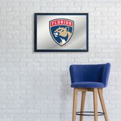 Florida Panthers: Framed Mirrored Wall Sign, AGS-NHFLOR-265-01A