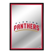 Florida Panthers: Logo - Framed Mirrored Wall Sign, AGS-NHFLOR-275-01A