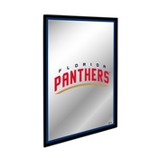 Florida Panthers: Logo - Framed Mirrored Wall Sign, AGS-NHFLOR-275-01A