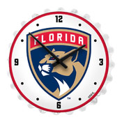 Florida Panthers: Bottle Cap Lighted Wall Clock, NHFLOR-545-01