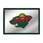 Minnesota Wild: Framed Mirrored Wall Sign, AGS-NHMINN-265-01A