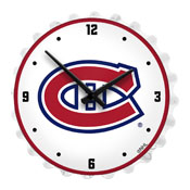 Montreal Canadiens: Bottle Cap Lighted Wall Clock, NHMONC-545-01