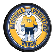 Nashville Predators: Gnash - Round Slimline Lighted Wall Sign, NHNASH-130-02