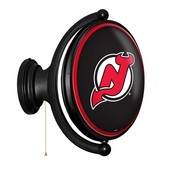 New Jersey Devils: Original Oval Illuminated Rotating Wall Sign, NHNJDV-125-01