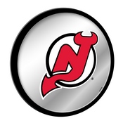 New Jersey Devils: Modern Disc Mirrored Wall Sign, AGS-NHNJDV-235-01A