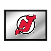 New Jersey Devils: Framed Mirrored Wall Sign, AGS-NHNJDV-265-01A