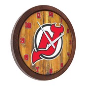 New Jersey Devils: "Faux" Barrel Top Wall Clock, NHNJDV-560-01