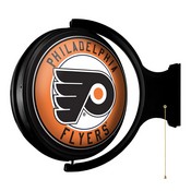 Philadelphia Flyers: Original Round Illuminated Rotating Wall Sign, NHPHIL-115-01