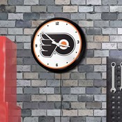 Philadelphia Flyers: Illuminated Retro Diner Wall Clock, NHPHIL-550-01