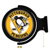 Pittsburgh Penguins: Original Round Illuminated Rotating Wall Sign, FNB-NHPITT-115