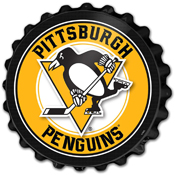Pittsburgh Penguins: Bottle Cap Wall Sign, NHPITT-210-01