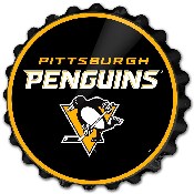 Pittsburgh Penguins: Logo - Bottle Cap Wall Sign, NHPITT-210-02