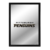 Pittsburgh Penguins: Logo - Framed Mirrored Wall Sign, AGS-NHPITT-275-01A