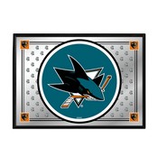 San Jose Sharks: Team Spirit - Framed Mirrored Wall Sign