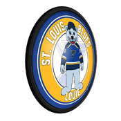 St. Louis Blues: Louie - Round Slimline Lighted Wall Sign, NHSTLB-130-02