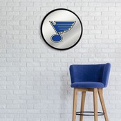 St. Louis Blues: Modern Disc Mirrored Wall Sign, NHSTLB-235-01C