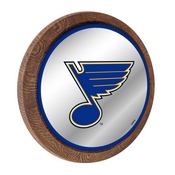 St. Louis Blues: Barrel Top Mirrored Wall Sign, AGS-NHSTLB-245-01A