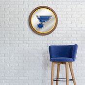 St. Louis Blues: Barrel Top Mirrored Wall Sign, AGS-NHSTLB-245-01A