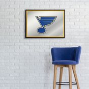 St. Louis Blues: Framed Mirrored Wall Sign, AGS-NHSTLB-265-01A