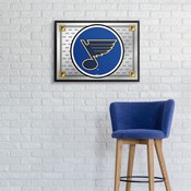 St. Louis Blues: Team Spirit - Framed Mirrored Wall Sign, FNB-NHSTLB-265-02A