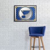 St. Louis Blues: Team Spirit - Framed Mirrored Wall Sign, FNB-NHSTLB-265-02A