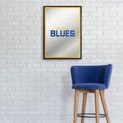 St. Louis Blues: Logo - Framed Mirrored Wall Sign, AGS-NHSTLB-275-01A