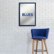St. Louis Blues: Logo - Framed Mirrored Wall Sign, AGS-NHSTLB-275-01A